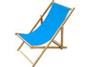 Strandstoel Aqua blauw